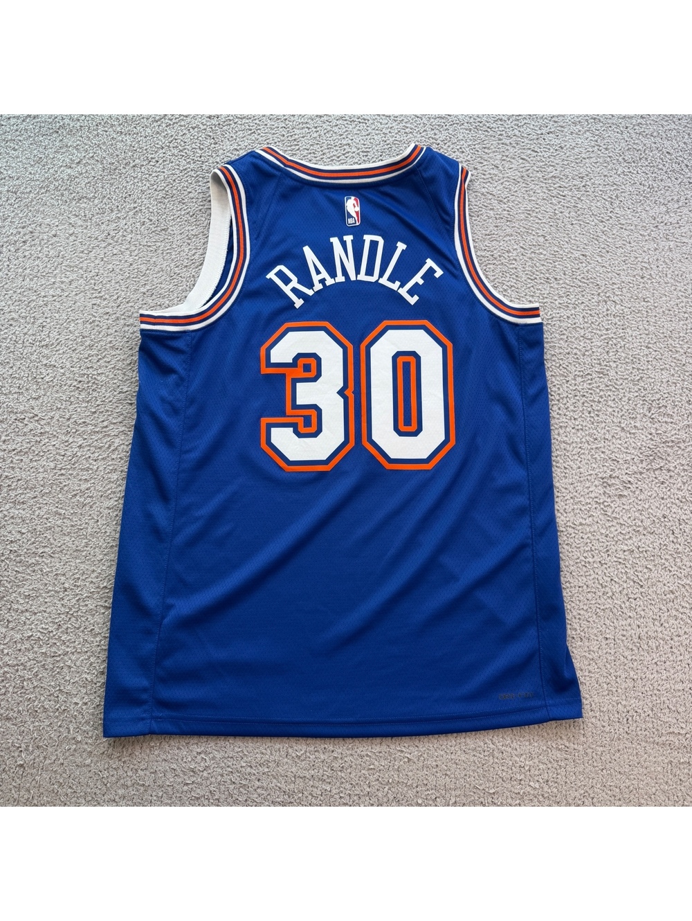 Jordan Julius Randle #30 New York Knicks Swingman NBA Jersey Blue Men's Large 48 - Picture 2 of 9